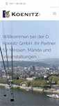 Mobile Screenshot of koenitz-ausstellungen.de