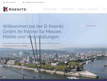 Tablet Screenshot of koenitz-ausstellungen.de